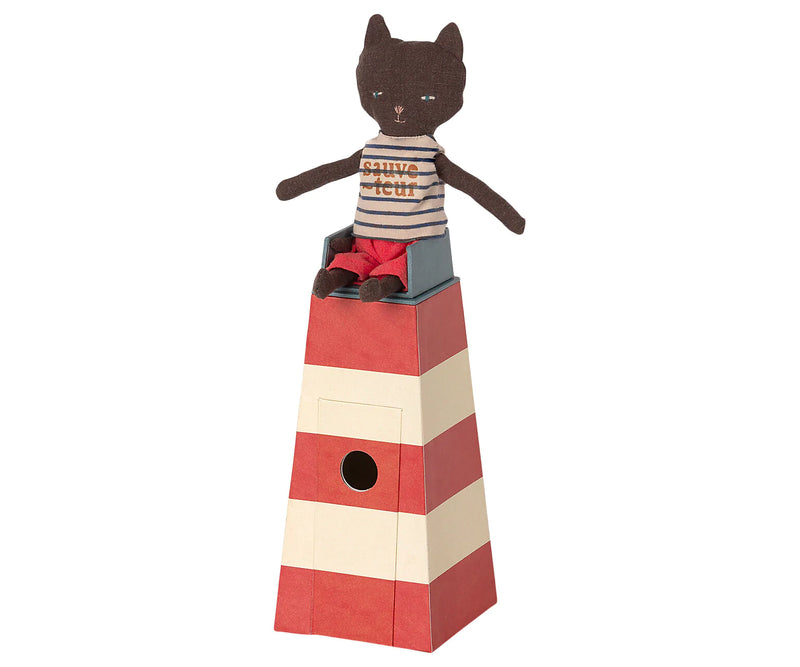 Maileg Lifeguard Tower With Cat