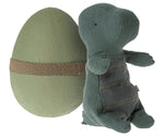 Maileg Gantosaurus In Egg Small Dark Petrol