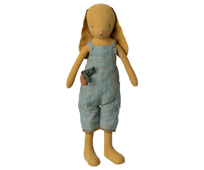 Maileg Bunny Size 3 Dusty Yellow Overalls