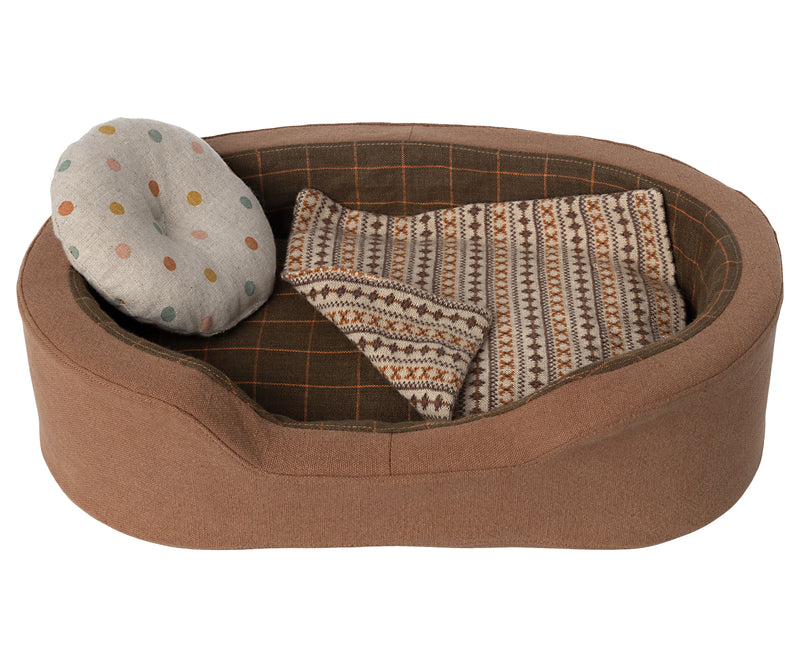Maileg Dog Basket Brown