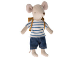 Maileg Tricycle Mouse Big Brother With Bag