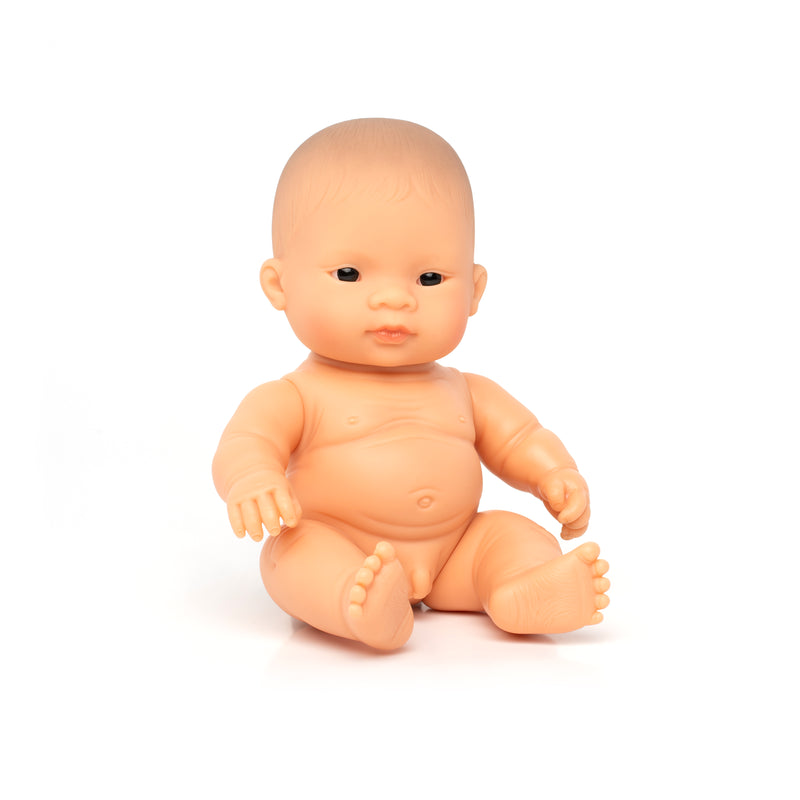 Miniland Doll - Anatomically Correct Baby, Asian Boy, 21cm