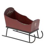 Maileg Sleigh For Mouse Red New 2023