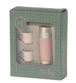 Maileg Miniature Thermos And Cups Coral