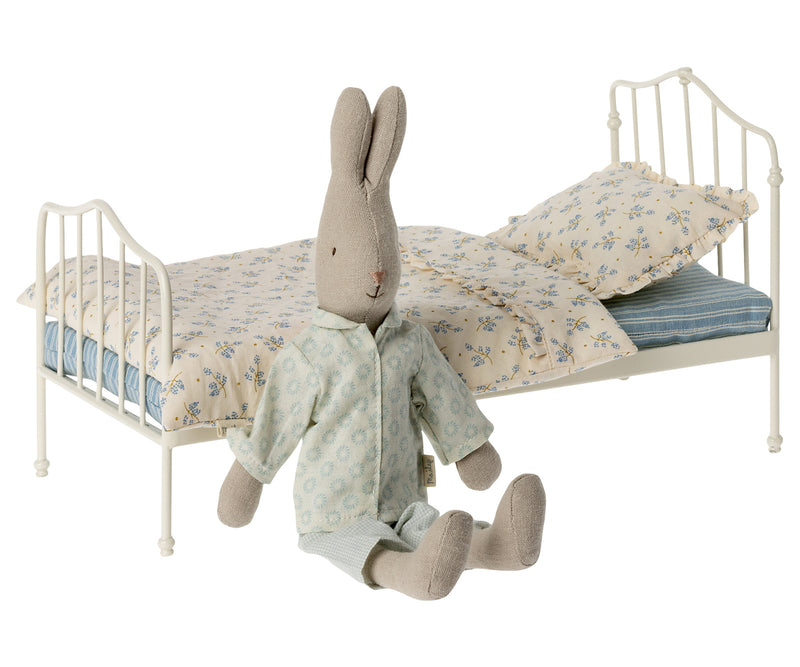 Maileg Miniature Bed Mini Blue