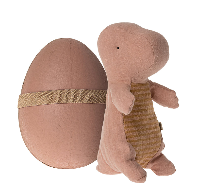 Maileg Gantosaurus In Egg Small Old Rose