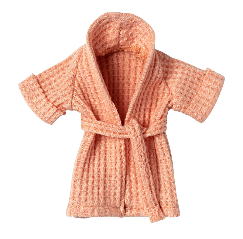 Maileg Bathrobe For Mouse Mum Or Mouse Dad Coral