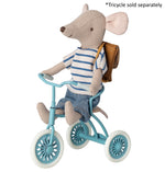 Maileg Tricycle Mouse Big Brother With Bag