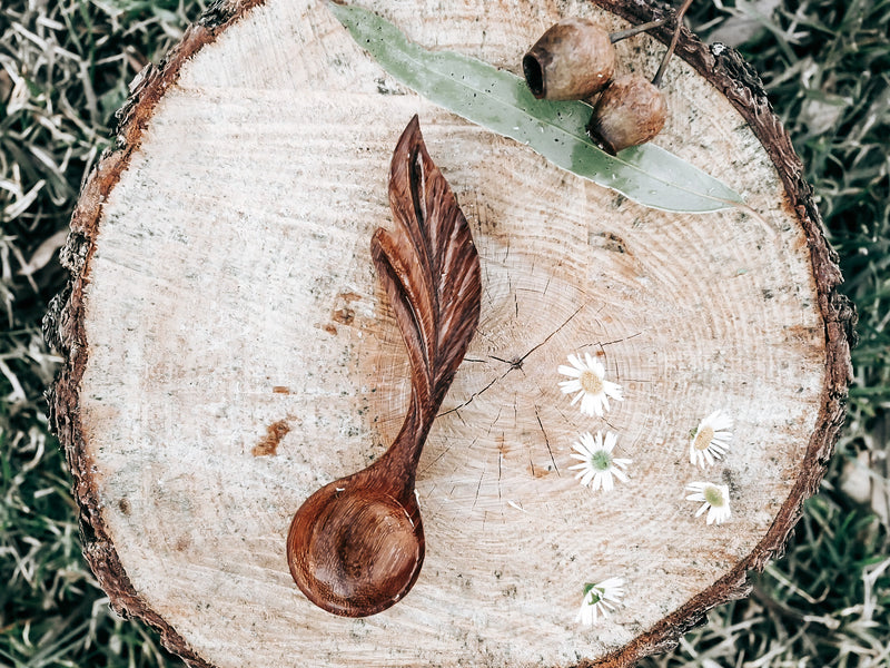 Handcrafted Floating Leaf Spoon