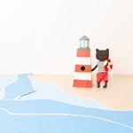 Maileg Lifeguard Tower With Cat