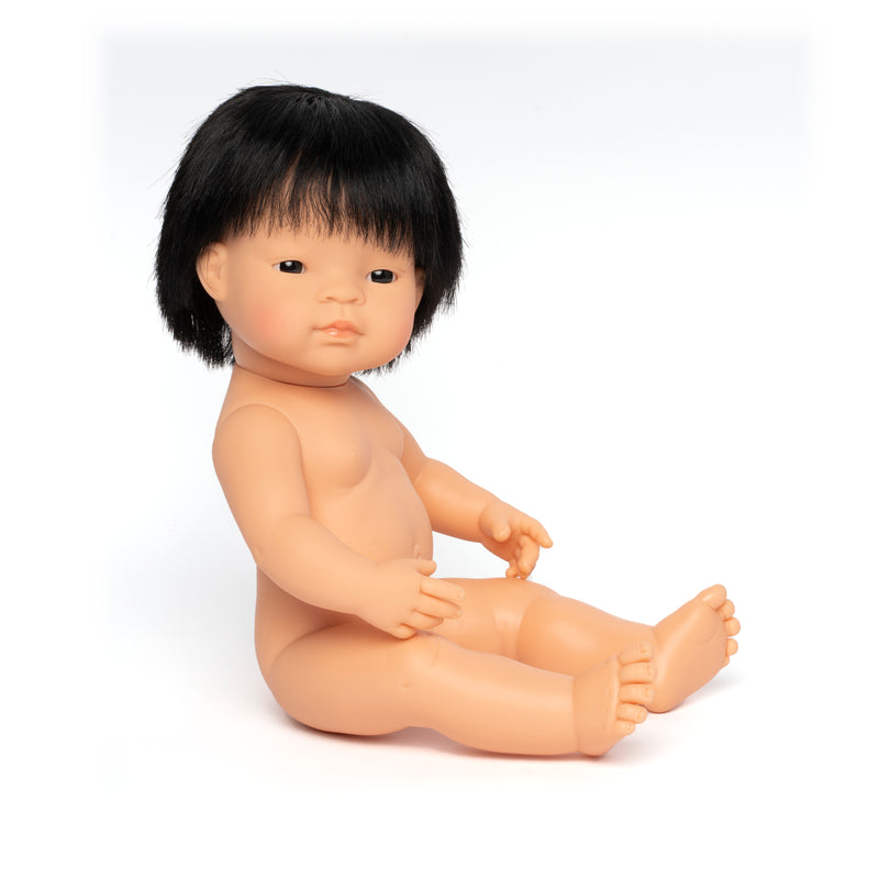 Miniland Doll - Anatomically Correct Baby, Asian Boy, 38cm