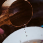 Handcrafted Wooden Rain Scoop