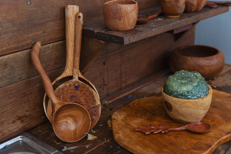 Papoose Teak Scoop Spoon