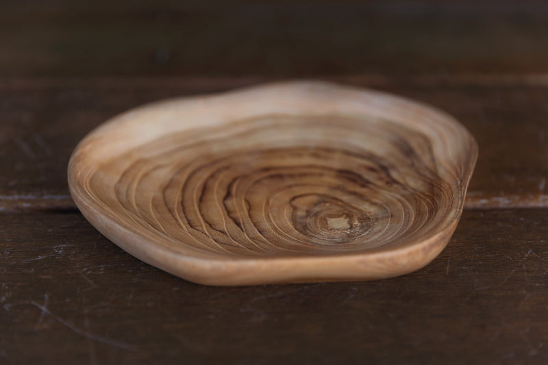 Papoose Natural Wooden Plate