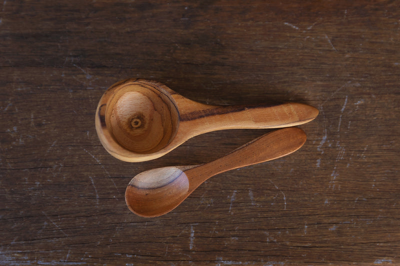 Papoose Mini Wooden Scoop And Spoon Set