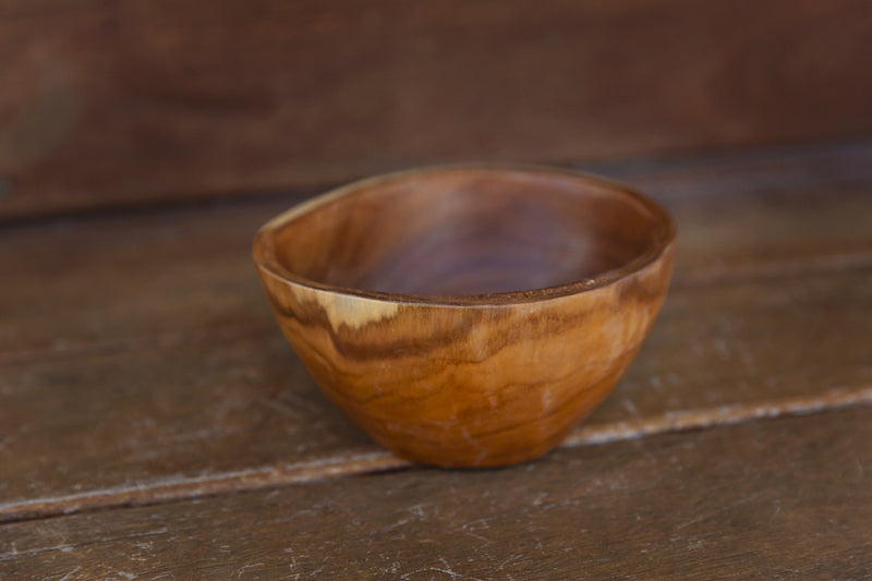 Papoose Natural Wooden Teak Bowl