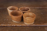 Papoose Small Wooden Ingredient Pot Bowls Set Of 4