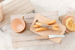 Handmade Miniature Polymer Clay Single French Bread Stick Perfect For Maileg Mice