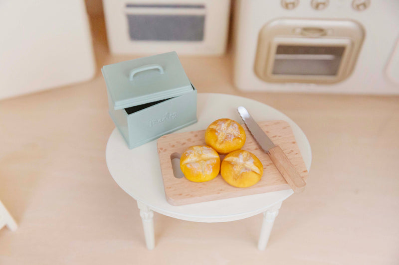 Set of 3 Handmade Miniature Polymer Clay Sourdough Rolls Miniature Food Perfect For Maileg Mice