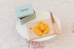 Set of 3 Handmade Miniature Polymer Clay Vienna Rolls Miniature Food Perfect For Maileg Mice