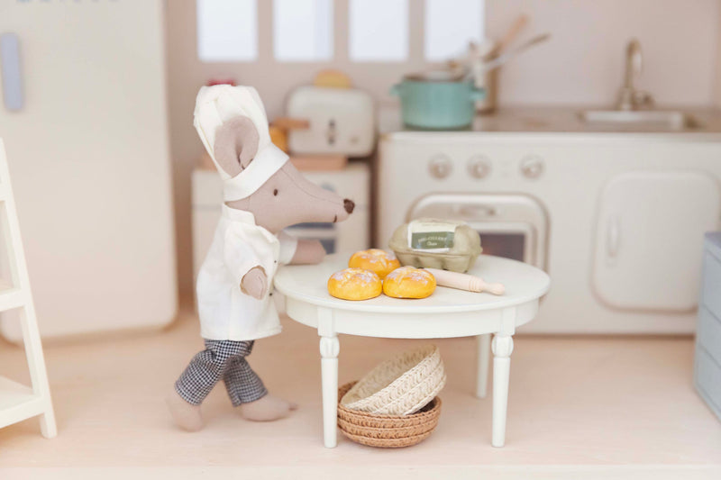 Single Handmade Miniature Polymer Clay Sourdough Roll Miniature Food Perfect For Maileg Mice