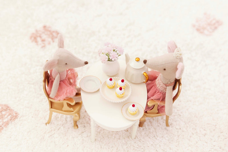 Handmade Miniature Raspberry Cream Cupcakes Perfect For Maileg Mice