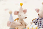 Set of 4 Handmade Miniature Party Hats Perfect For Your Maileg Mice