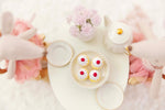 Handmade Miniature Raspberry Cream Cupcakes Perfect For Maileg Mice