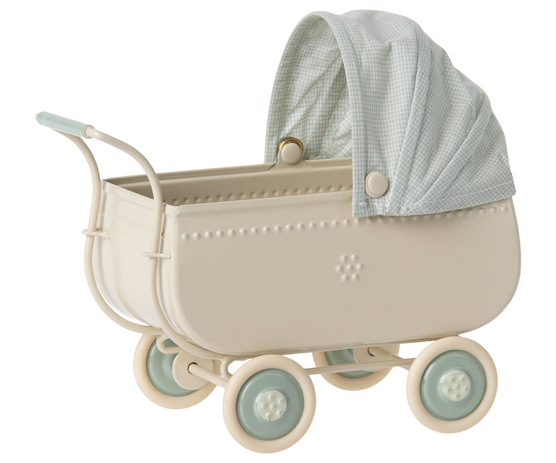 Maileg Pram Micro Blue