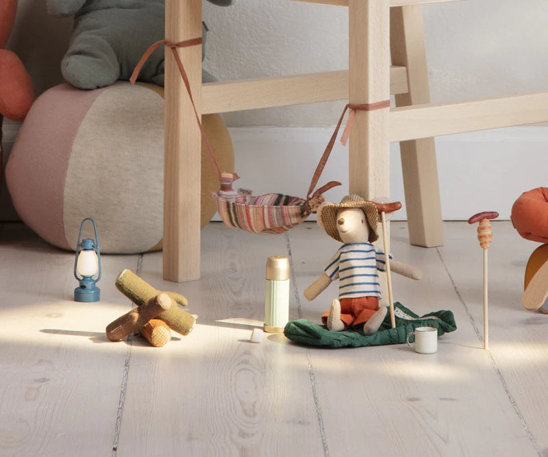 Maileg Bonfire Set for Hiker Mouse