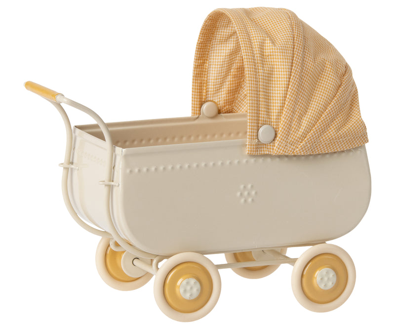 Maileg Pram Micro Yellow