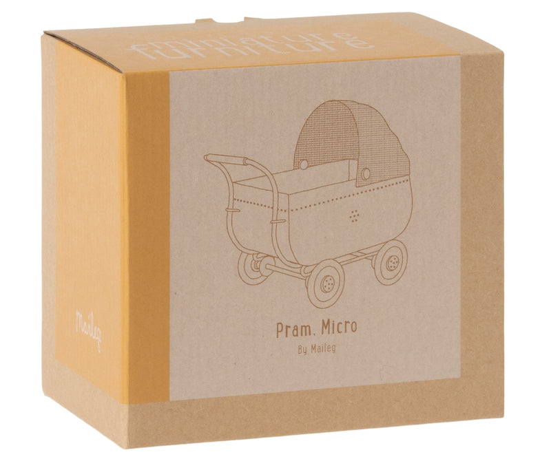 Maileg Pram Micro Yellow